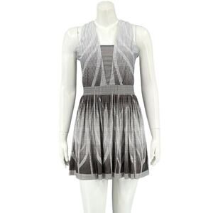 K-Swiss Lucky in Love Dress Womens Small Gray Black Got the Pleat Tennis Mini